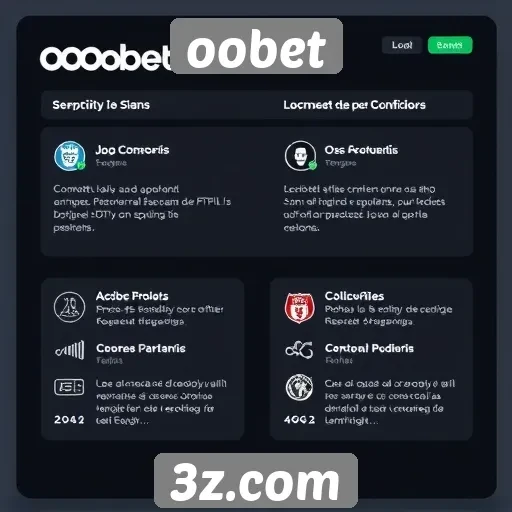 Análise das funcionalidades de jogo do site Oobet